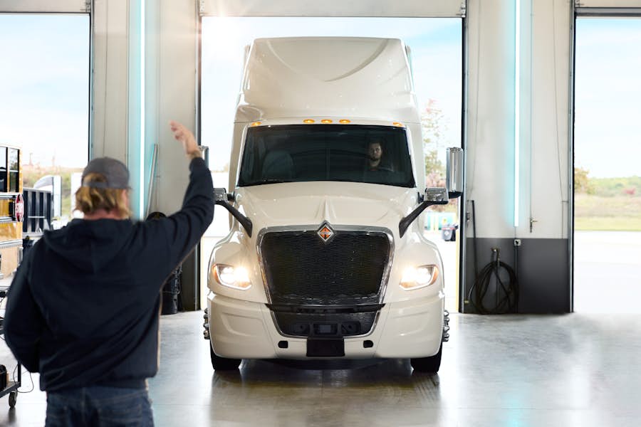 White truck